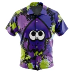 Turf War Hawaiian Shirt, Bold Anime Button Shirt ANI015123025477