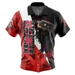 Lonely Strength Hawaiian Shirt, Bold Anime Button Shirt ANI015123025501