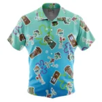 Daily Joy Hawaiian Shirt, Otaku Vibe Button Shirt ANI015123025502
