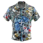 Light Courage Hawaiian Shirt, Summer Anime Button Shirt ANI015123025508