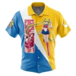 Radiant Focus Hawaiian Shirt, Tropical Otaku Button Shirt ANI015123025524