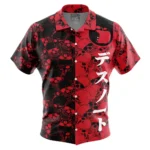 Dark Judgment Hawaiian Shirt, Passion Anime Button Shirt ANI015123025543