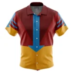Spiritual Energy Flow Hawaiian Shirt, Passion Anime Button Shirt ANI015123025560