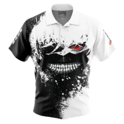 Dark Existence Hawaiian Shirt, Anime Spirit Button Shirt ANI015123025571