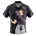 Sharp Control Hawaiian Shirt, Classic Anime Button Shirt ANI015123025603
