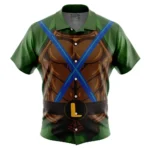 Shadow Fighters Hawaiian Shirt, Hero Energy Button Shirt ANI015123025606