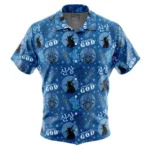 Strength Curve Hawaiian Shirt, Summer Anime Button Shirt ANI015123025686