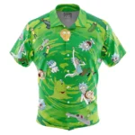 Dimension Hopping Hawaiian Shirt, Hero Energy Button Shirt ANI015123025710