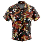 Skill Building Hawaiian Shirt, Tropical Otaku Button Shirt ANI015123025733