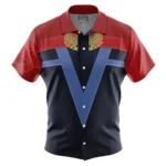 City Guardian Hawaiian Shirt, Bold Anime Button Shirt ANI015123025734