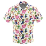 Icon Clash Hawaiian Shirt, Bold Aura Button Shirt ANI015123025738
