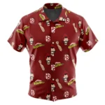 Daily Strength Hawaiian Shirt, Tropical Otaku Button Shirt ANI015123025781