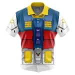 Tactical Mecha Battles Hawaiian Shirt, Festival Anime Button Shirt ANI015123025839