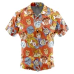 Modern Icon Mix Hawaiian Shirt, Anime Pride Button Shirt ANI015123025842