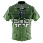 Realistic Robot Combat Hawaiian Shirt, Bold Aura Button Shirt ANI015123025878