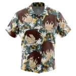 Character-Based Comedy Hawaiian Shirt, Celebration Anime Button Shirt ANI015123025890