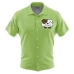 Minimalist Art Style Hawaiian Shirt, Anime Pride Button Shirt ANI015123025900