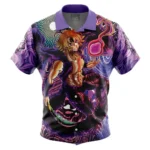 Classic Shounen Fantasy Hawaiian Shirt, Anime Vibe Button Shirt ANI015123025934