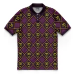 Bold Pose Legacy Polo Shirt, Anime-Inspired Polo Top ANI016122925019