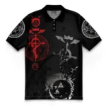 Clean Logic Polo Shirt, Anime Lifestyle Polo ANI016122925024
