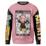 Silent Skill Sweatshirt, Relaxed Fit Anime Crew ANI017123125003