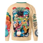 Steady Journey Sweatshirt, Relaxed Fit Anime Crew ANI017123125072
