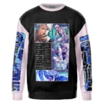 Clean Strike Sweatshirt, Relaxed Fit Anime Crew ANI017123125110
