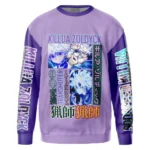 Sharp Analysis Sweatshirt, Clean Anime Sweatshirt Top ANI017123125168