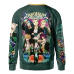 Community Bonds Sweatshirt, Relaxed Fit Anime Crew ANI017123125223