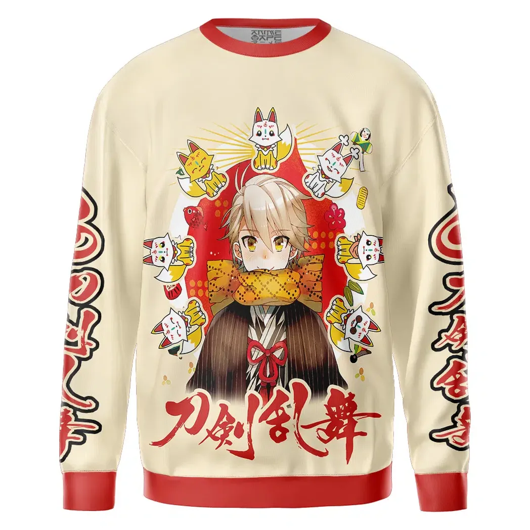 Living Steel Sweatshirt, Simple Anime Sweatshirt ANI017123125231