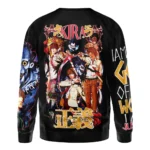 Ruthless Thought Sweatshirt, Minimal Anime Sweatshirt ANI017123125234