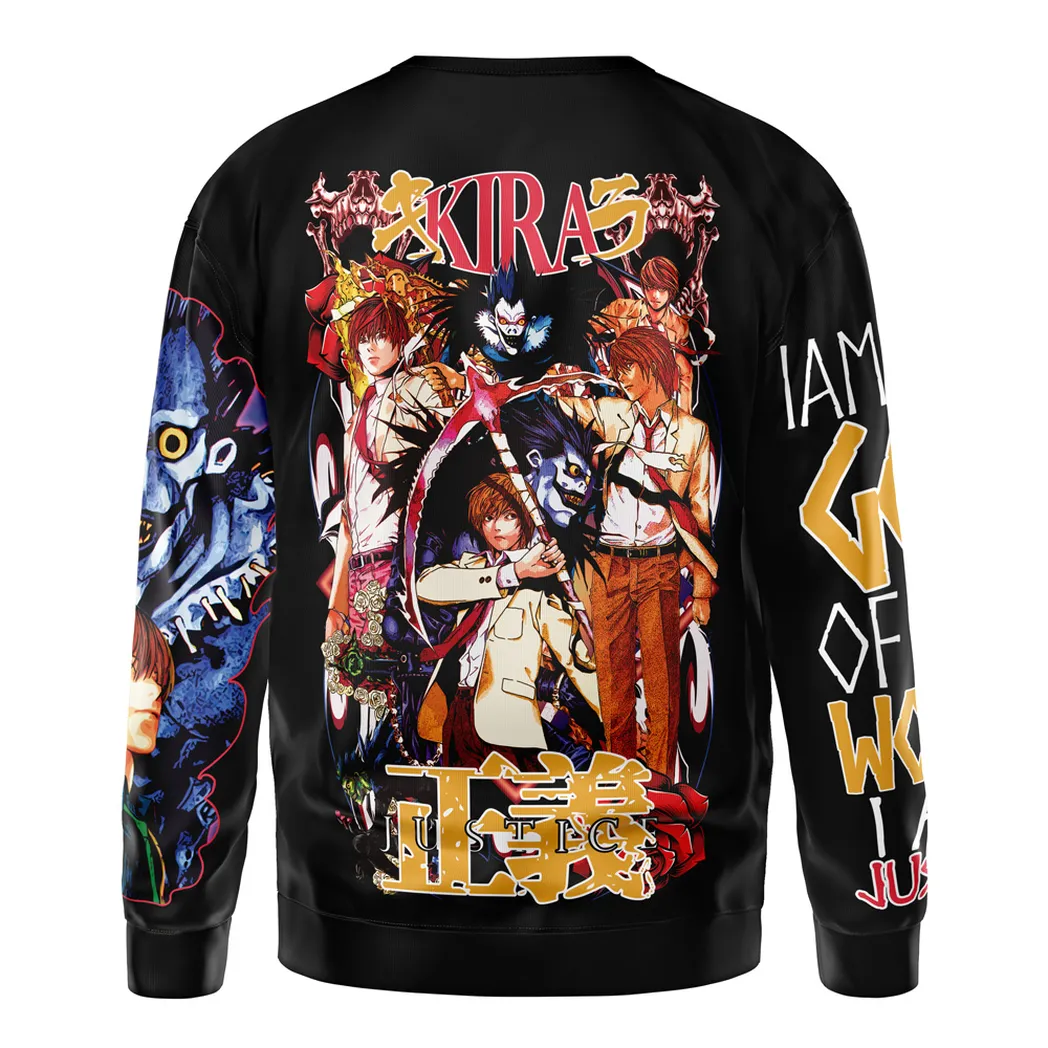 Ruthless Thought Sweatshirt, Minimal Anime Sweatshirt ANI017123125234