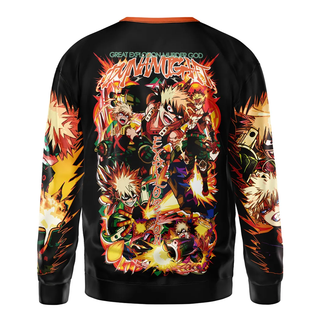 Hero Mind Sweatshirt, Minimal Anime Sweatshirt ANI017123125235