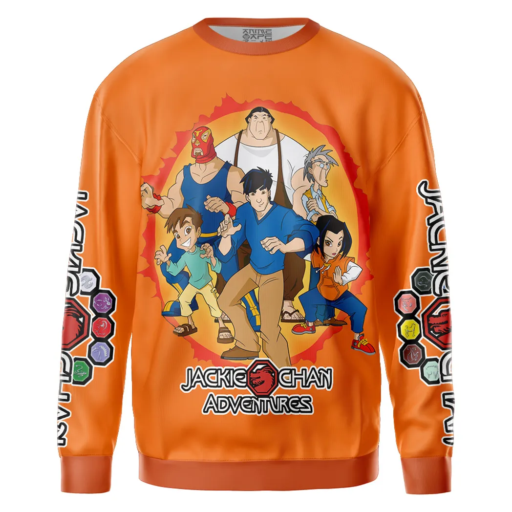 Light Humor Sweatshirt, Relaxed Fit Anime Crew ANI017123125308