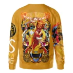 Energy Shift Sweatshirt, Clean Anime Sweatshirt Top ANI017123125311