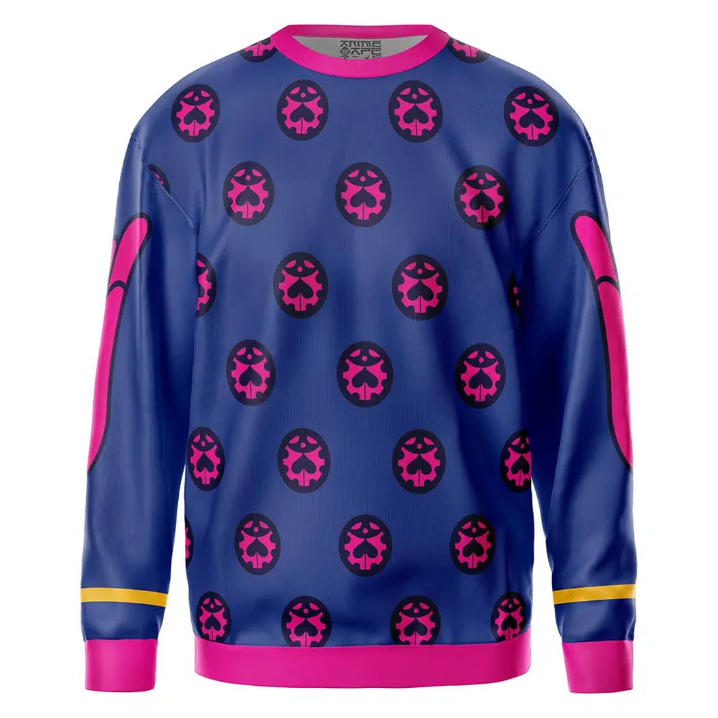 Reality Bending Combat Sweatshirt, Soft Feel Anime Sweatshirt ANI017123125336