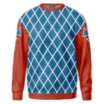 Stylized Combat Spirit Sweatshirt, Comfortable Anime Crewneck ANI017123125340