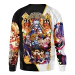 Wild Resonance Sweatshirt, Soft Feel Anime Sweatshirt ANI017123125363