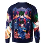 Football-Themed Anime Sweatshirt, Minimal Anime Sweatshirt ANI017123125370