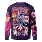 High-Energy Narrative Sweatshirt, Soft Feel Anime Sweatshirt ANI017123125387