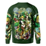 Brave Resolve Sweatshirt, Comfortable Anime Crewneck ANI017123125424