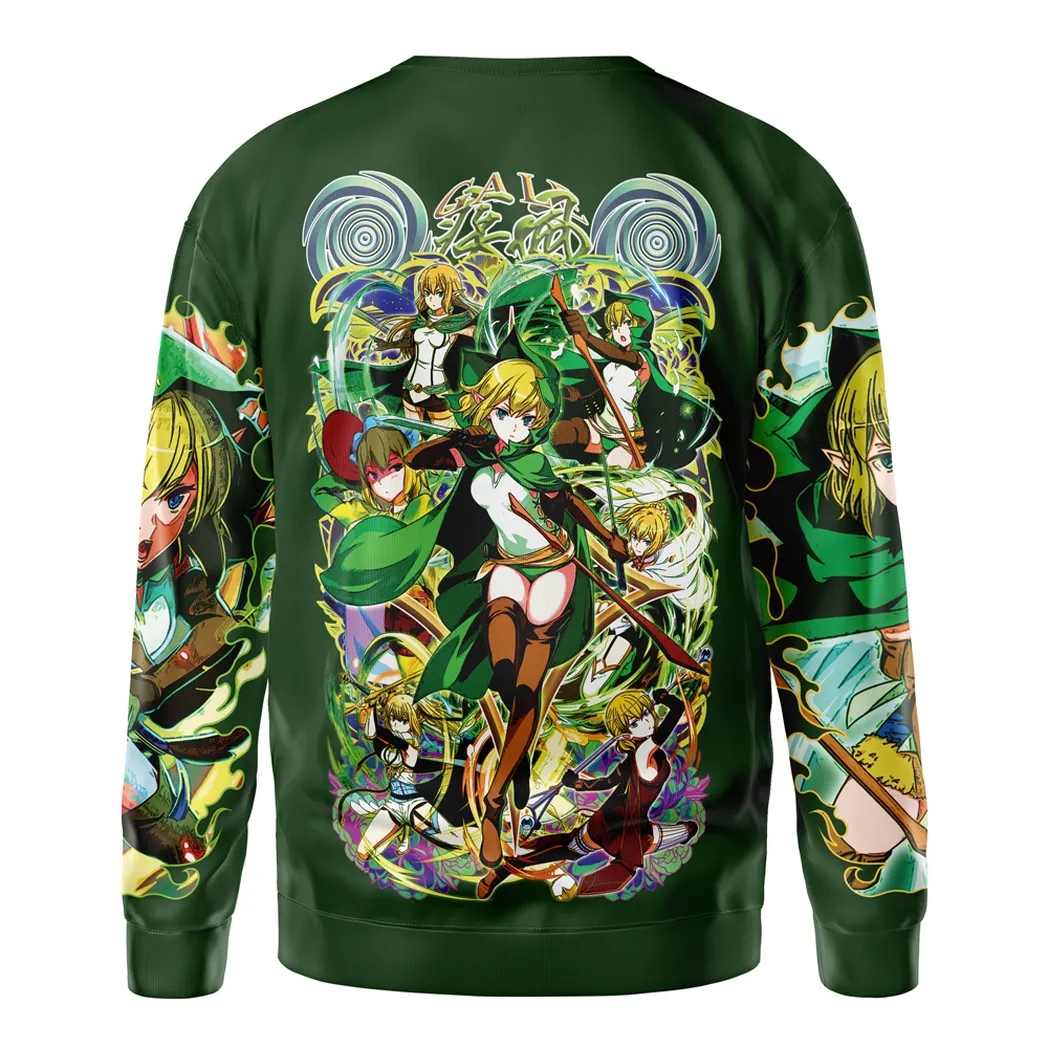 Brave Resolve Sweatshirt, Comfortable Anime Crewneck ANI017123125424