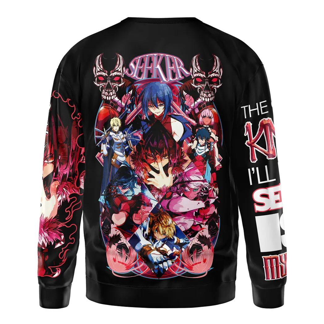 Verbal Control Sweatshirt, Simple Anime Sweatshirt ANI017123125425