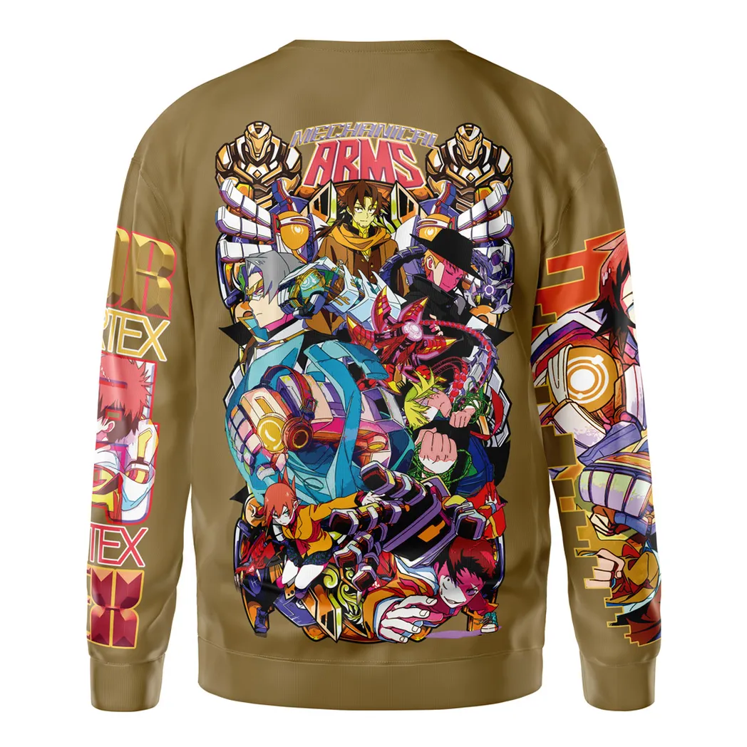 Tech Synergy Sweatshirt, Comfortable Anime Crewneck ANI017123125428