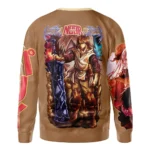 Defensive Focus Sweatshirt, Minimal Anime Sweatshirt ANI017123125435