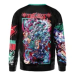 Crew Bond Sweatshirt, Relaxed Fit Anime Crew ANI017123125456