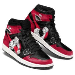 Power Restraint J1s Sneakers, 3D Style, Modern Edge High Tops ANIJ1121525018