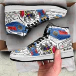 Tactical Mecha Battles J1s Sneakers, 3D Style, Modern Edge High Tops ANIJ1121525432