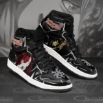 Demon vs Human Conflict J1s Sneakers, 3D Style, Urban Comfort High Tops ANIJ1121525434