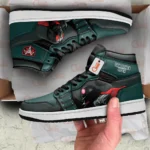 Moral Choice Combat J1s Sneakers, 3D Style, Modern Edge High Tops ANIJ1121525741